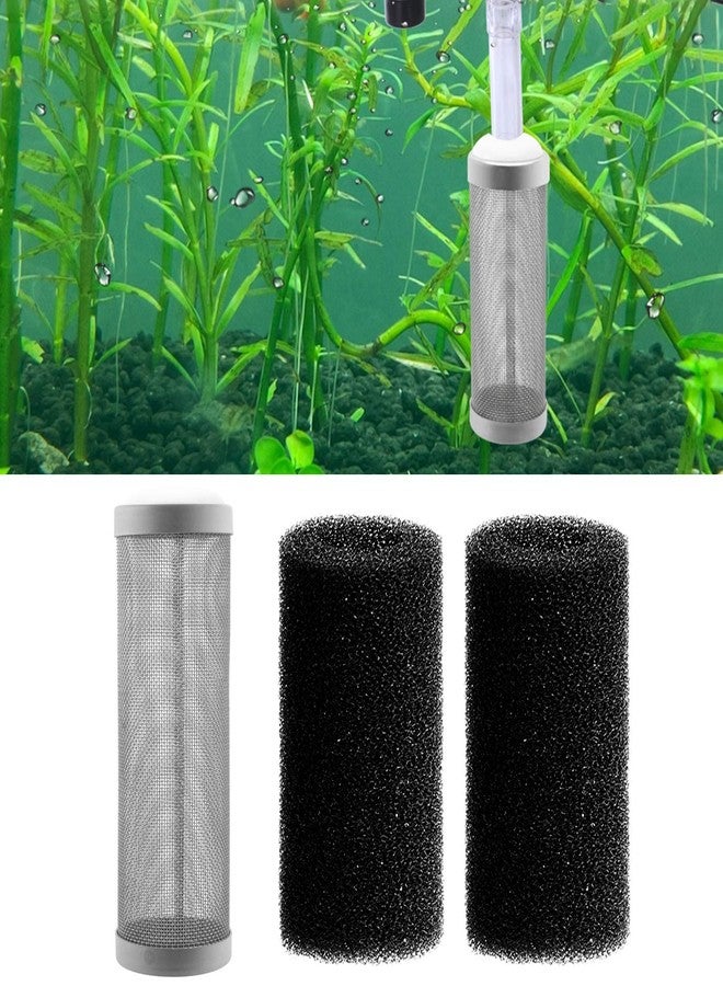 IAFVKAI 16mm Stainless Steel Aquarium Mesh Net Filter Guard Fish Shrimp Inflow Inlet Basket for Aquarium Percolator with Fish Prefilter Intake Sponge Cover - Image 1